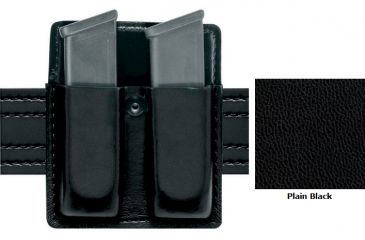 Image of Safariland Double Mag Pouch Open Top Plain Black Colt 1911 79-53-2