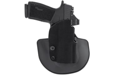 Image of Safariland Gravity Glock 43X/48 OWB Paddle Holster, Right, Cordura, Concealment, Black, GRAVITY-0-896-A-0-C1-781