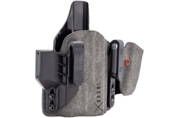 Image of Safariland IncogX IWB Holster for Glock 43X/48 w/Light, Right Hand, Mag Caddy, Black, INCOG-0-895-A-7S-CX1-61-MC