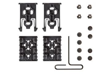 Image of Safariland Kit1 Equipment Locking Kit,, 2 Els Locking Forks &amp; 2 Els Receiver Plates, Coyote Brown, Single Kit Only ELS-KIT1-76