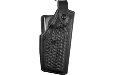 Image of Safariland 6280 Level II Retention, Mid-Ride Holster - Basket Black, Right Hand 6280-393-81 
