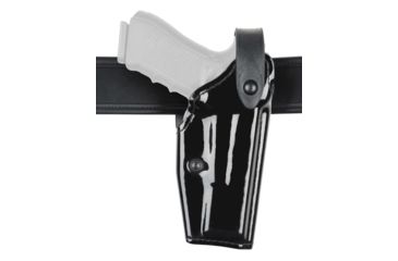 Image of Safariland Model 6280 SLS Mid-Ride Level-II Duty Holster, Glock 19/23/32, Left Hand, Hi-Gloss Black, 6280-283-92