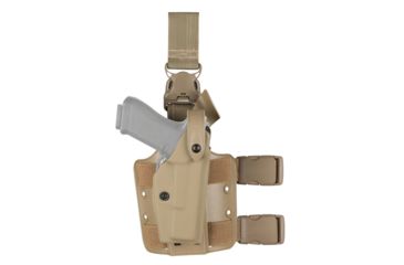 Image of Safariland 6005 SLS Tactical Holster w/Quick Release Sig Sauer220/226 STX Flat Dark Earth Right Hand No Rails 6005-77-551