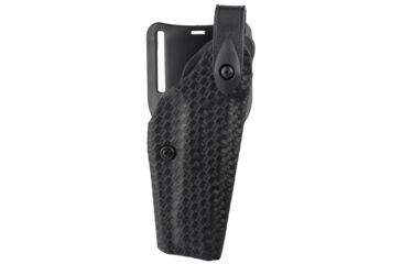 Image of Safariland Model 6280 SLS Mid-Ride Level-II Duty Holster, Glock 34/35, Right Hand, STX Basket Weave Black, 6280-683-481