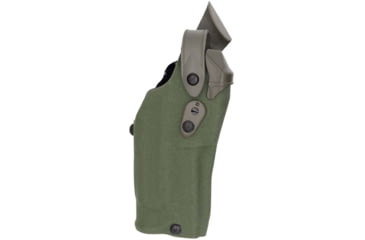 Image of Safariland Model 6304rds Als/sls Drop-rig Tactical Holster For Glock 34 Mos W/ Light, Camo Green - 1317764