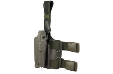 Image of Safariland Model 6354 ALS Drop-Leg Holster, Glock 34/35, Right Hand, STX OD Green, 6354-683-561-SP10