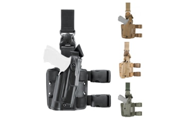 Image of Safariland Model 6355RDS ALS Drop Leg Holster, Black, Coyote, Coyote Brown, Flat Dark Earth Brown, Green, Multi Cam
