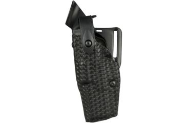 Image of Safariland Model 6360 ALS/SLS Mid-Ride Level-III Duty Holster, Glock 19/23/32, Left Hand, Basket Weave Black, 6360-283-82
