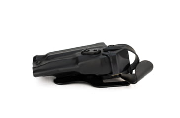 Image of Safariland Model 6360RDS ALS/SLS Mid-Ride Level-III Duty Holster, Smith &amp; Wesson M&amp;P 9L/40L, SureFire X300U, Right, STX Plain, Black, 6360RDS-8192-411
