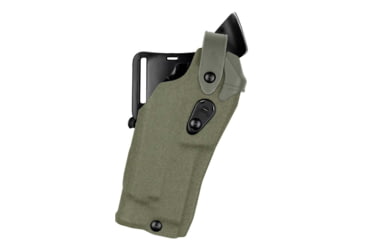 Image of Safariland Model 6360RDS ALS/SLS Mid-Ride Level-III Duty Holster, Smith &amp; Wesson M&amp;P 9/40, SureFire X300U, Right, Cordura, Ranger Green, 6360RDS-2192-731