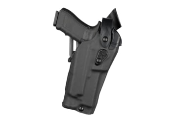 Image of Safariland Model 6360RDS ALS/SLS Mid-Ride Level-III Duty Holster, SIG Sauer P320 X-Carry, Streamlight TLR-7, Right, Plain, Black, 6360RDS-75227-61