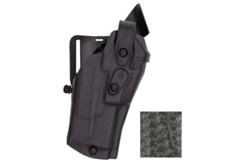 Image of Safariland Model 6360RDS ALS/SLS Mid-Ride Level-III Duty Holster, SIG Sauer P320 X-Carry, Streamlight TLR-7, Right, STX Basket Weave, Black, 6360RDS-75227-481