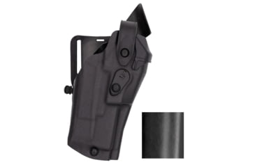 Image of Safariland Model 6360RDS ALS/SLS Mid-Ride Level-III Duty Holster, SIG Sauer P320 X-Carry, Streamlight TLR-7, Right, STX Plain, Black, 6360RDS-75227-411