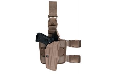 Image of Safariland 6385 ALS OMV Tactical Holster w/Quick Release, SIG Sauer P220/P226, STX Flat Dark Earth, Right, 6385-77-551