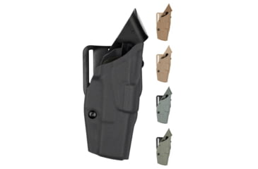 Image of Safariland Model 6390 ALS Mid Ride Level I Retention Duty Holster, Black, Coyote, FDE Brown, Foliage Green, OD Green