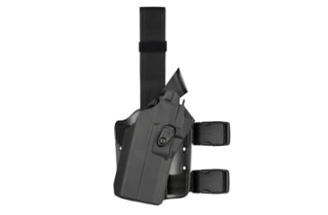 Image of Safariland Model 7354RDS 7TS ALS Tactical Drop Leg Holster, Glock 47 Mos w/ Light, QLS 19, Left, Black, 1326453