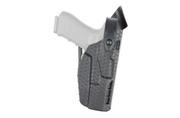 Image of Safariland 7360 7TS ALS/SLS Mid-Ride Level III Retention Duty Holster, Sig Sauer P320 9/40, X300U/TLR-1HL, Right, Basketweave Black, 7360-4502-481