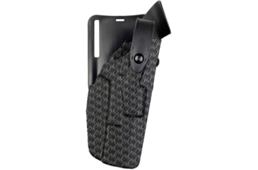 Image of Safariland Model 7365-7TS ALS/SLS Low-Ride Level III Duty Holster, Smith &amp; Wesson M&amp;P 45 M2.0, X300U, Right, Basketweave Black, 7365-4192-481
