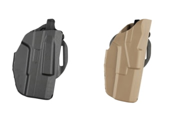 Image of Safariland Model 7376 7TS ALS Hi Ride Belt Slide Concealment Holster, Black, FDE Brown