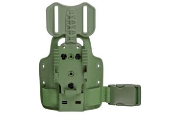 Image of Safariland Molle Capable, Small Tactical Plate W/Dfa Qls Receiver, OD, Single Kit Only 6004-27-56
