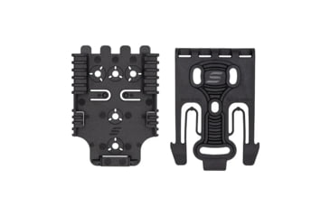 Image of Safariland Quick Locking System Kit, QLS 19 Locking Fork, 2 QLS 22 Receiver Plate, Coyote Brown, 1337308