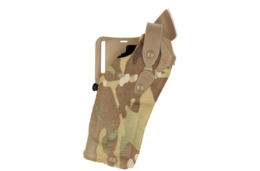 Image of Safariland 6360RDS Glock 19 Mid-Ride Level III Retention OWB Belt Holster, Right, Cordura, Duty, Multicam, 6360RDS-28327-701