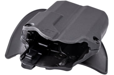 Image of Safariland Solis Glock 43X OWB Paddle Holster, No Light, Right, Plain, Concealment, Black, SOLIS-1-895-A-0-C3-411