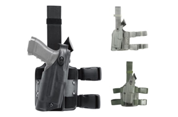 Image of Safariland Springfield Armory 4in.Bbl 6304 Tactical Holster, Black, Foliage Green, OD Green
