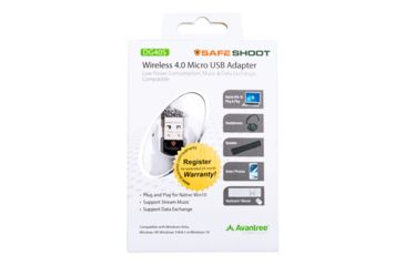 Image of SafeShoot Wireless Bluetooth Adapter, Micro-USB 4.0, Black, AC-11