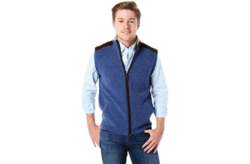 Image of Saint Bernard Full Zip Mock Vest - Mens, vest-style-s1632
