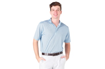 Image of Saint Bernard Leon Paisley Performance Pique Polo - Mens, ms-le-prf-piqupolo