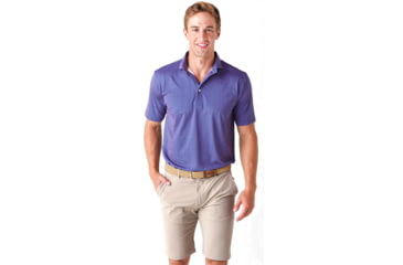 Image of Saint Bernard MS21K06 Kings Houndstooth Performance Polo - Mens, ms-ki-houn-prf-polo