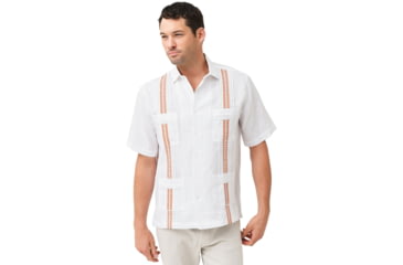 Image of Saint Bernard S1103GK Greek Key Long Sleeve Guayabera Shirt - Mens, ms-g-short-sl-gu-shirt