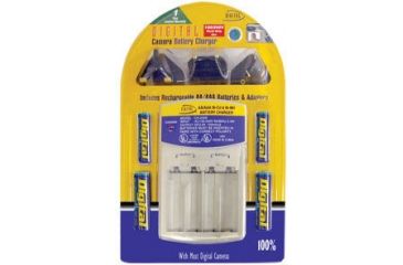 Image of Sakar 4 AA &amp; 2 AAA NiMh Batteries w/ Rapid Charger &amp; Int'l Adapters Rechargeable Battery Charger Kit CH-2400
