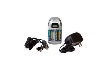 Image of Sakar USB/AC/DC/Car 90-Minute Charger w/ 4 Batteries Rechargeable Battery Charger Kit CH-5600