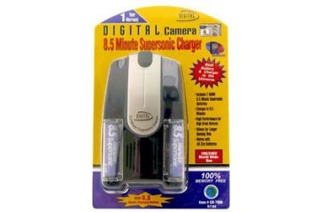 Image of Sakar 8.5-Minute Supersonic Charger Rechargeable Battery Charger Kit CH-7900