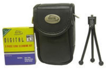 Image of Sakar Digital Camera Starter Kit (DC-80 Case/TR023 Tripod/LCK-3 Lens Kit) DC-215