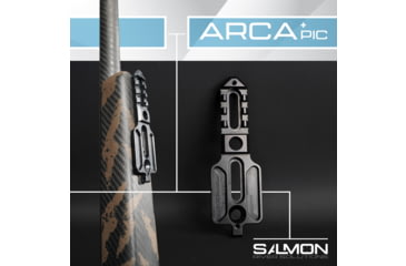 Image of Salmon River Solutions SRS Arca + Picatinny Rail, Black, 1111