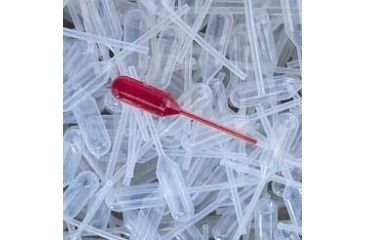 Image of Samco Sedi-Pet Disposable Transfer Pipets, Narrow Stem, Samco Scientific 242 Short Stem, Large Bulb