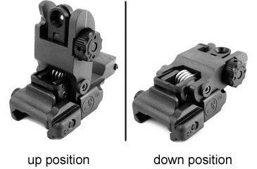 Image of Samson A.R.M.S. #40L Flip Up Rear Sight (Low) and #40L-SP Plane Dual Aperture