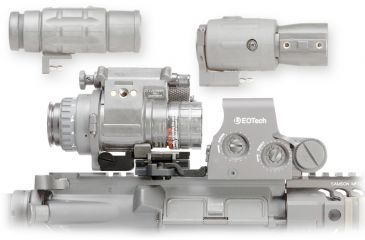 Image of Samson Quick Flip PVS-14 Mount - shown with compatible EOTech scopes (not included)