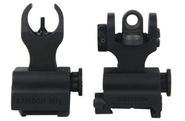 Image of Samson QuickFlip Folding Front/Rear Sight Package Sig 556/522 HK Front Sight/A2 Rear Sight
