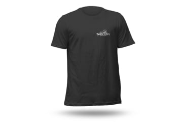 Image of San Tan Tactical Silver Logo T-Shirt, Black, Large, STT-BSL-LG