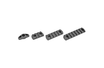 Image of San Tan Tactical Picatinny Gun Rail, 4 Piece Kit, Fits M-LOK, Black, STT-MLOK-KIT