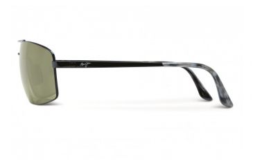 Image of Maui Jim Sandalwood Sunglasses w/ Gunmetal Black Frame and Maui HT Lenses - HT217-02, Side View