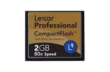 Image of Lexar 2GB 80x LockTight CompactFlash Card CF2GB80637