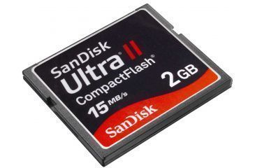 Image of SanDisk 2GB Ultra II CompactFlash Card SDCFH002GA11