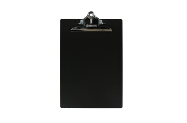 Image of Saunders Letter Size Aluminum Clipboard w/ Clip, Black, Chrome Clip, 23517