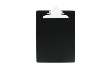 Image of Saunders Letter Size Aluminum Clipboard w/ Clip, Black, White Clip, 24517
