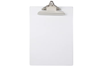 Image of Saunders Letter/A4 Recycled Plastic Clipboard, Clear, 21803